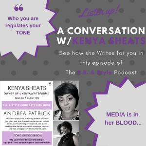 Content Writing with Kenya Sheats