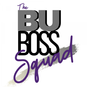 The BU Boss Squad logo