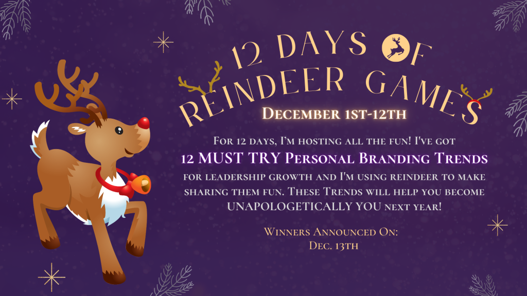12 DAYS OF REINDEER GAMES 2023_personal style
