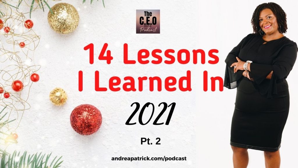 14 lessons learned in 2021 