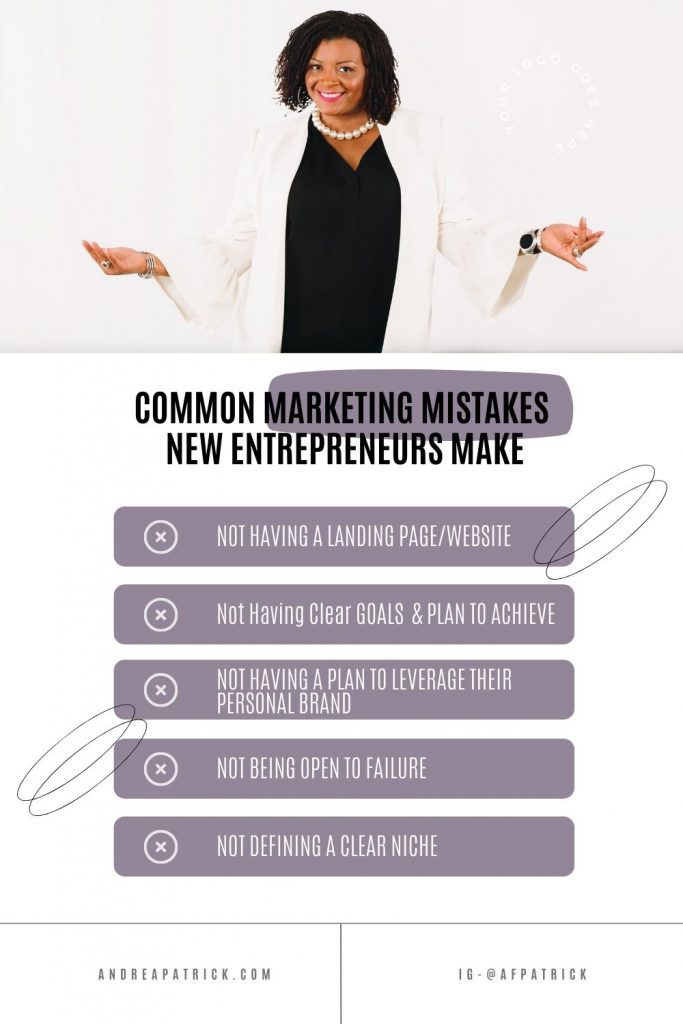 defining niche common new business mistake