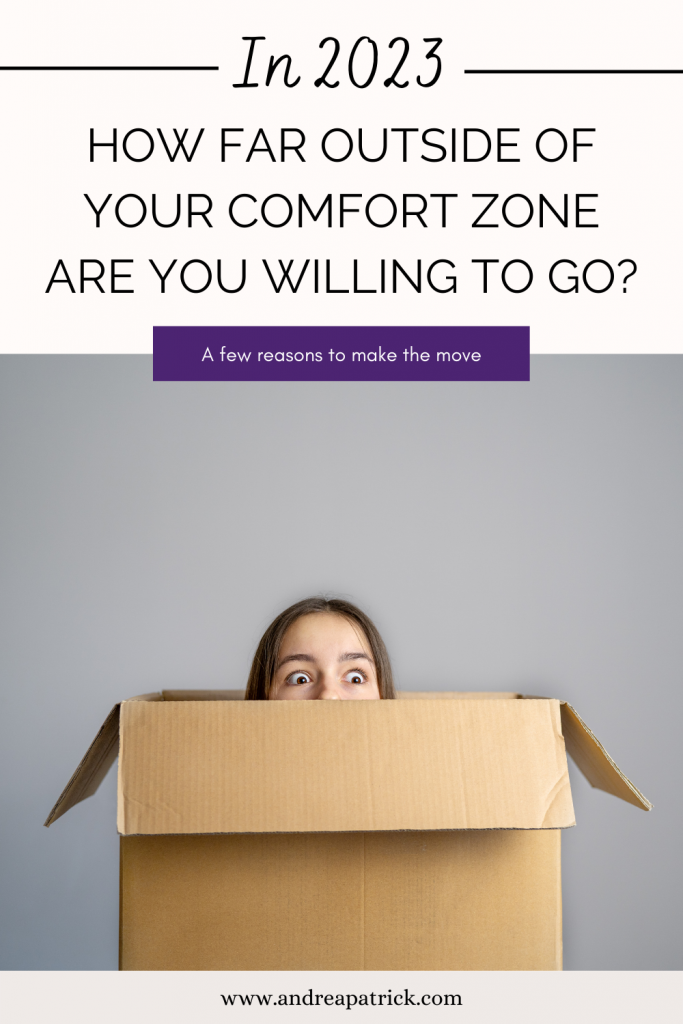 stepping outside comfort zone