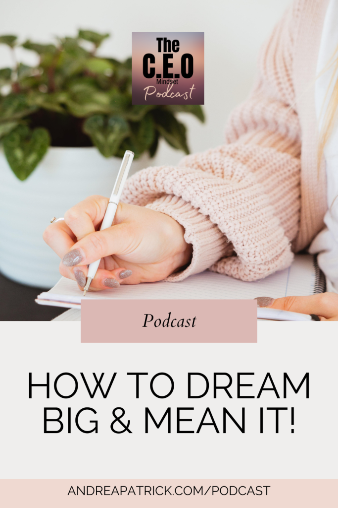How to dream big and mean it with shazia imam